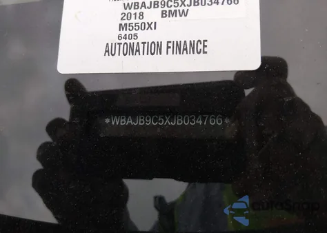2018 BMW M550I xDrive z USA, uszkodzony, nr VIN WBAJB9C5XJB034766